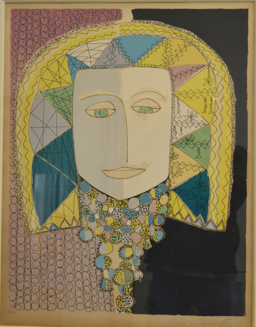 Gloria Vanderbilt; Original Color Lithograph Signed (1 of 5)