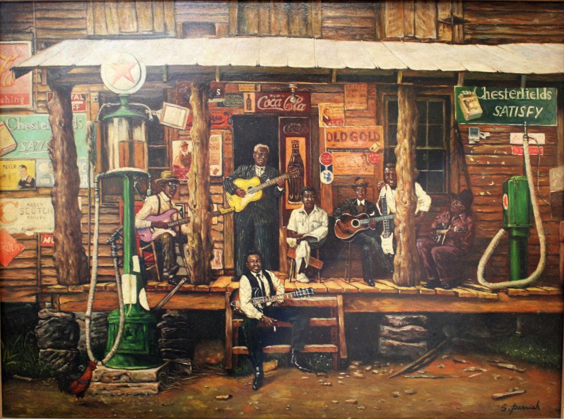 S. Parrish; 20thC. Oil Painting Signed (1 of 7)