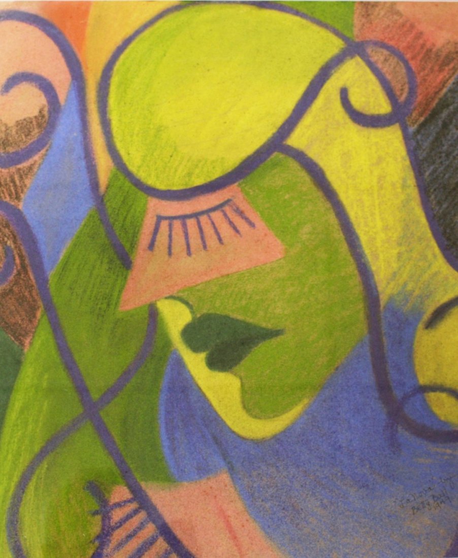 Betty Ball; 20thC. American Pastel Signed (1 of 5)