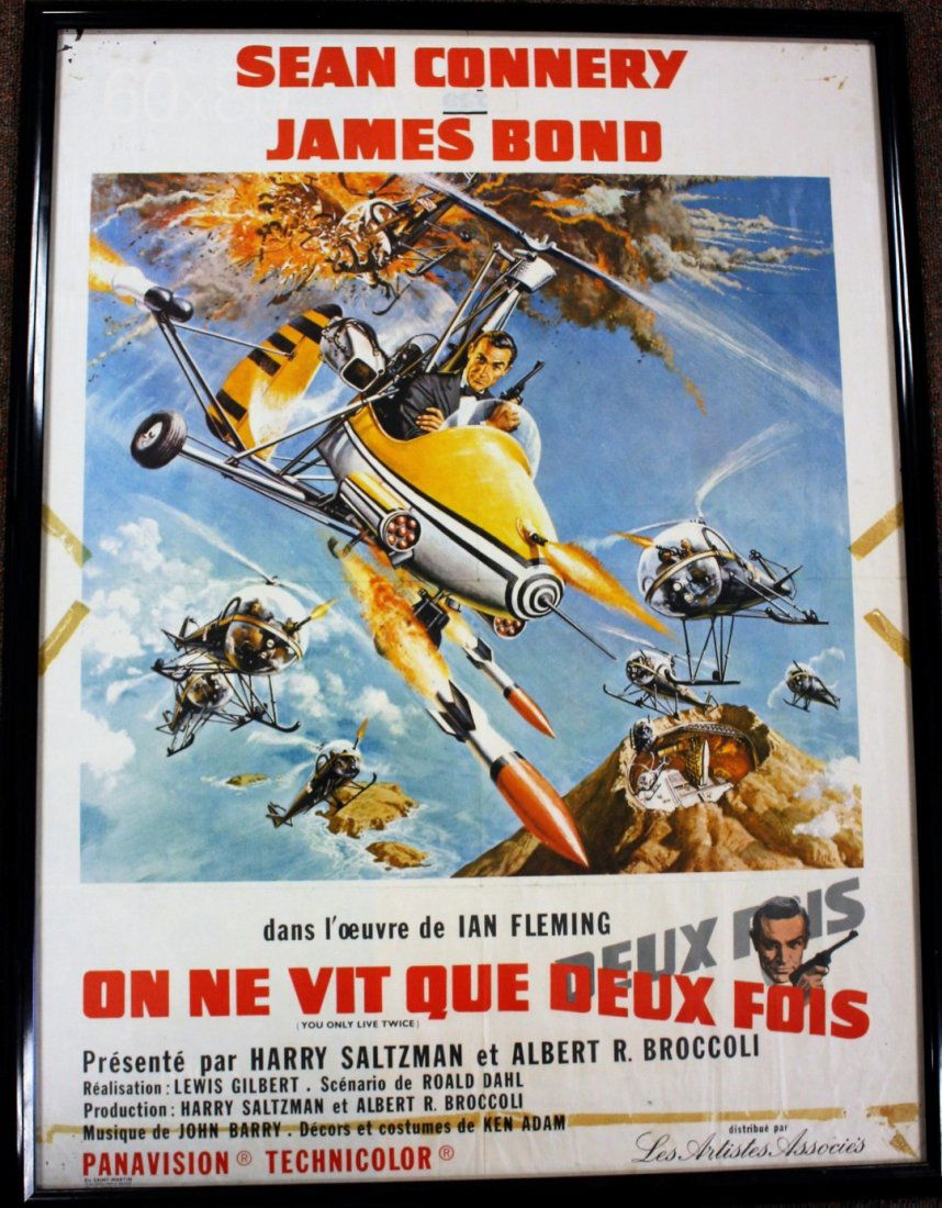 James Bond Vintage French Movie Poster (1 of 6)
