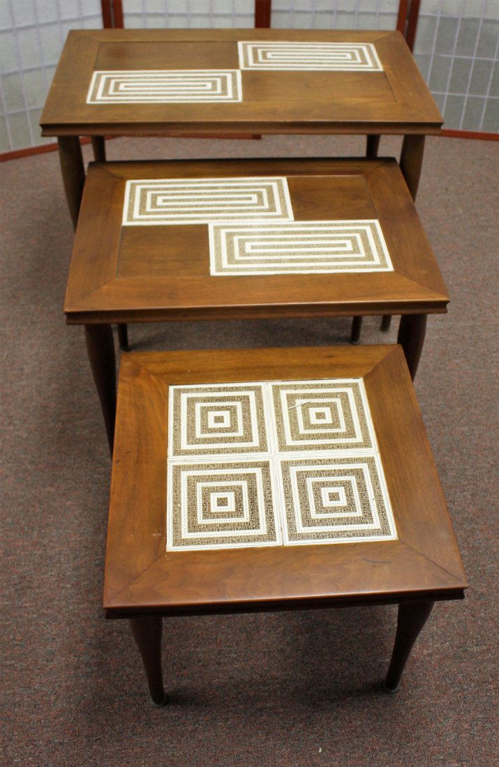 Set of Three(3) Mid Century Danish Nesting Tables (1 of 5)