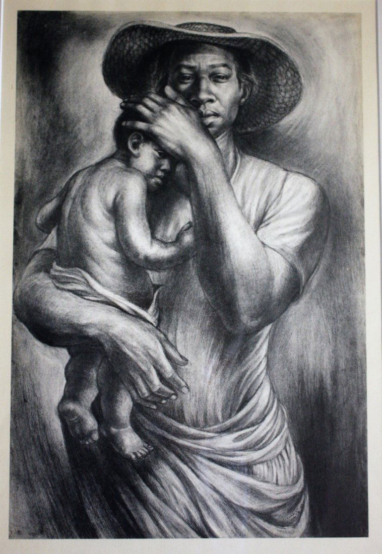 Charles White; 20thC. American Lithograph (1 of 5)