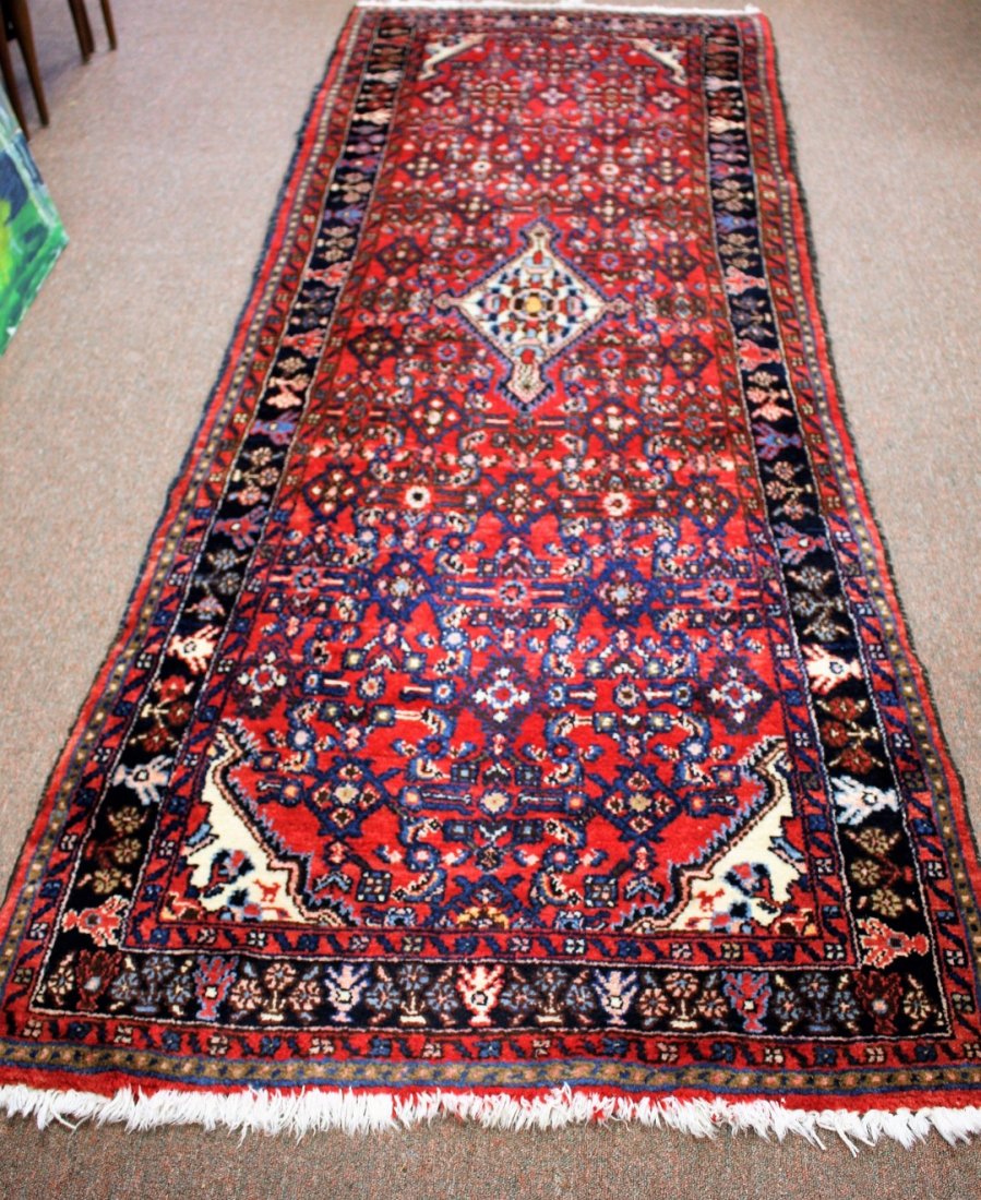 Handmade Hamadan Wool Carpet (1 of 5)