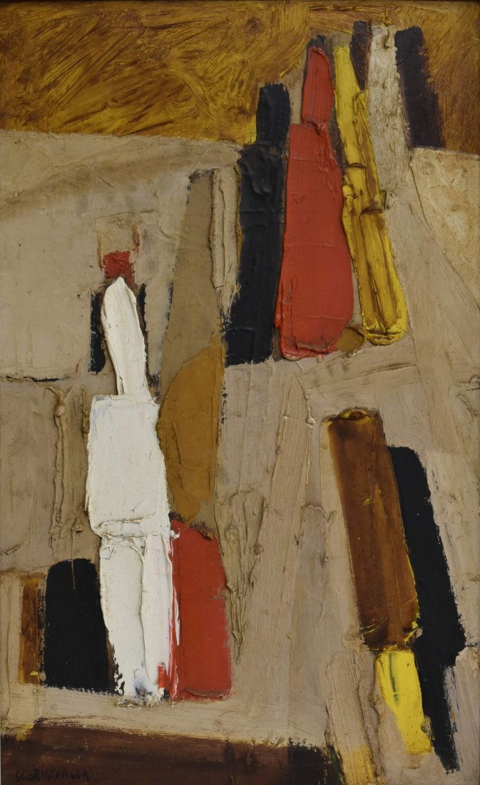 Anthony Scornavacca; 20thC. Modernist Oil Painting (1 of 4)