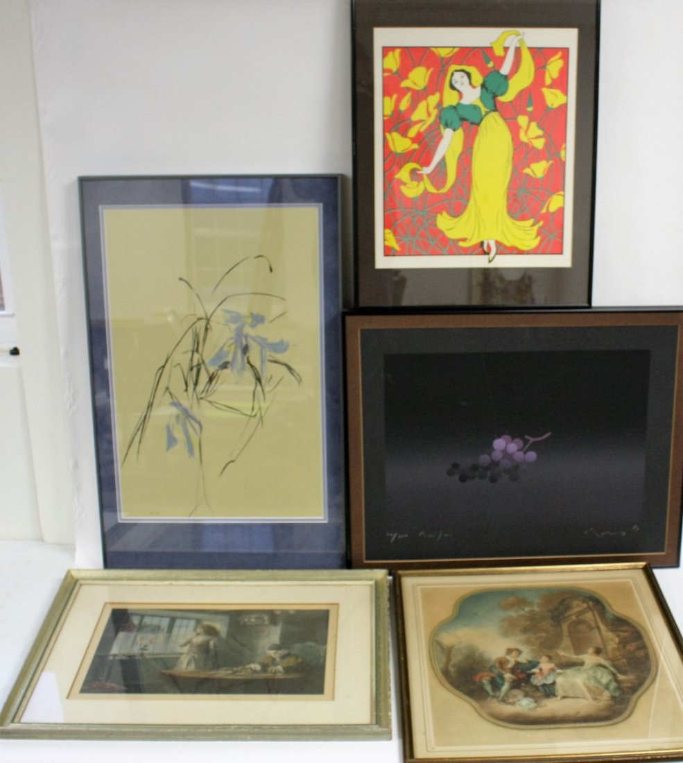 Five(5) Miscellaneous Estate Works of Art (1 of 3)