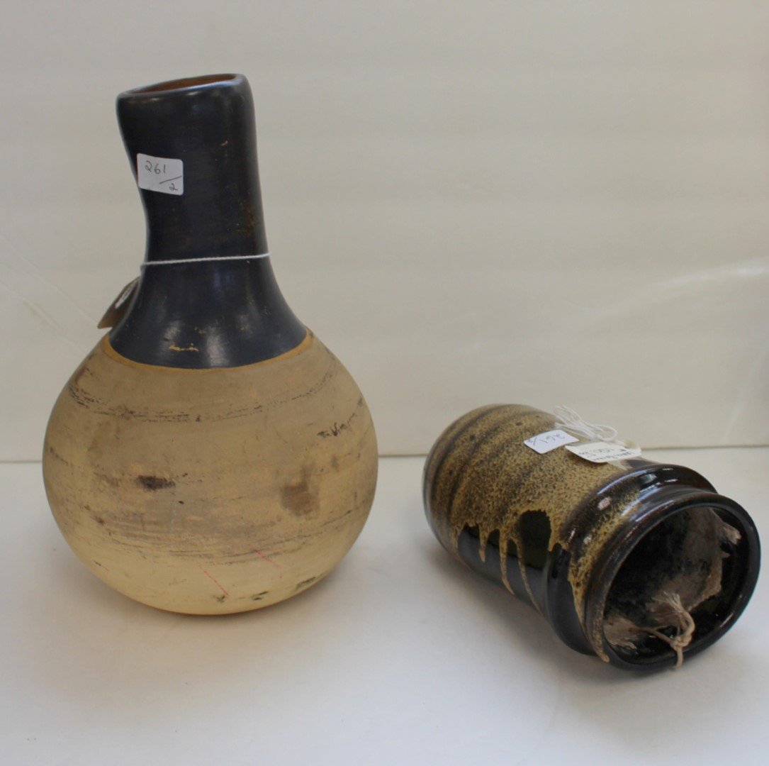 Two(2) Miscellaneous Pottery Pieces (1 of 6)