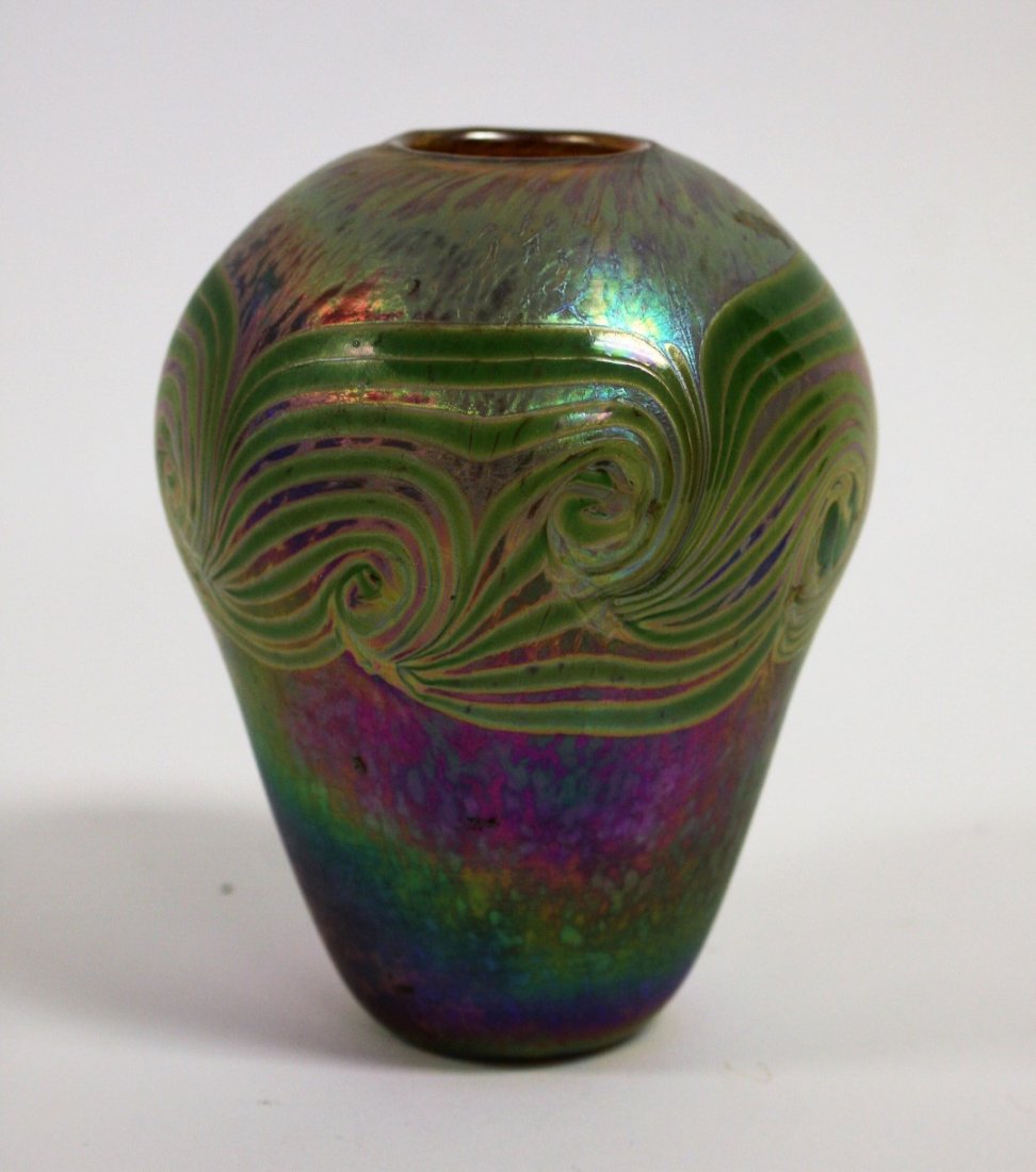 20thC. Studio Art Glass Vase (1 of 5)