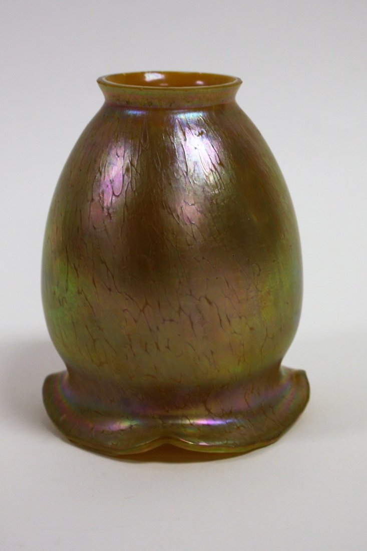 Loetz Art Glass Lamp Shade (1 of 4)