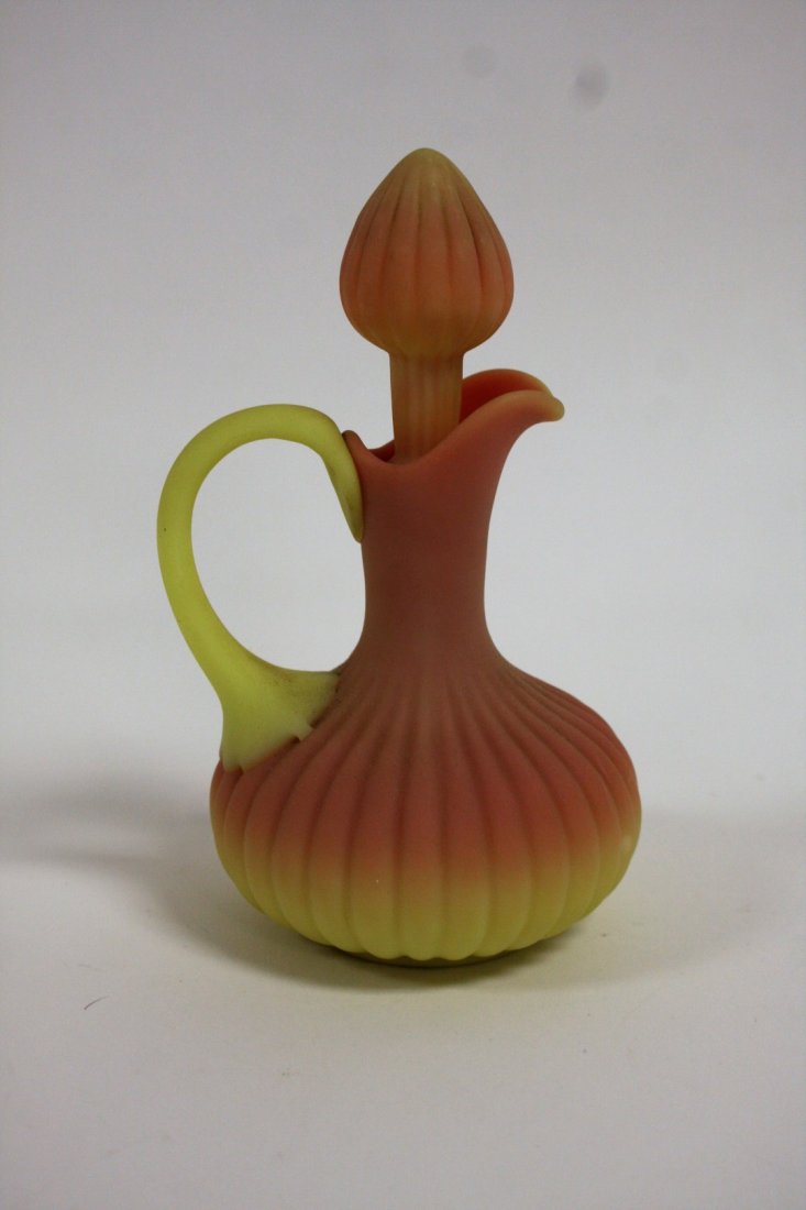 Mt. Washington Burmese Glass Cruet (1 of 3)