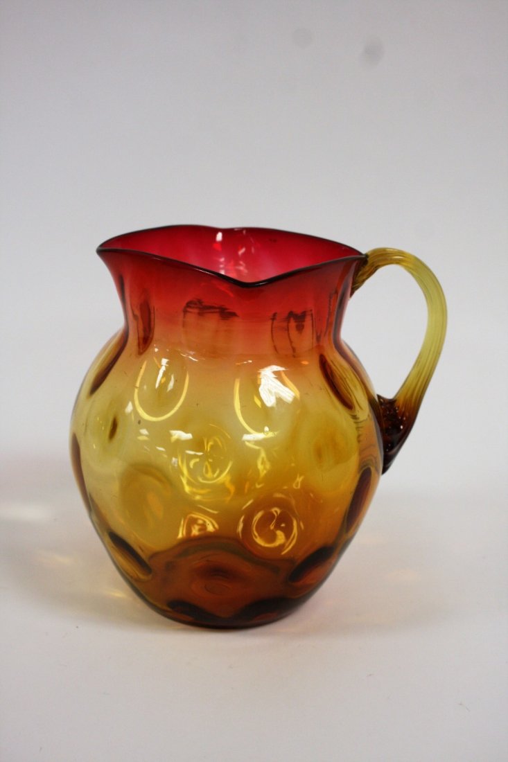 Mt. Washington Amberina Glass Water Pitcher (1 of 4)