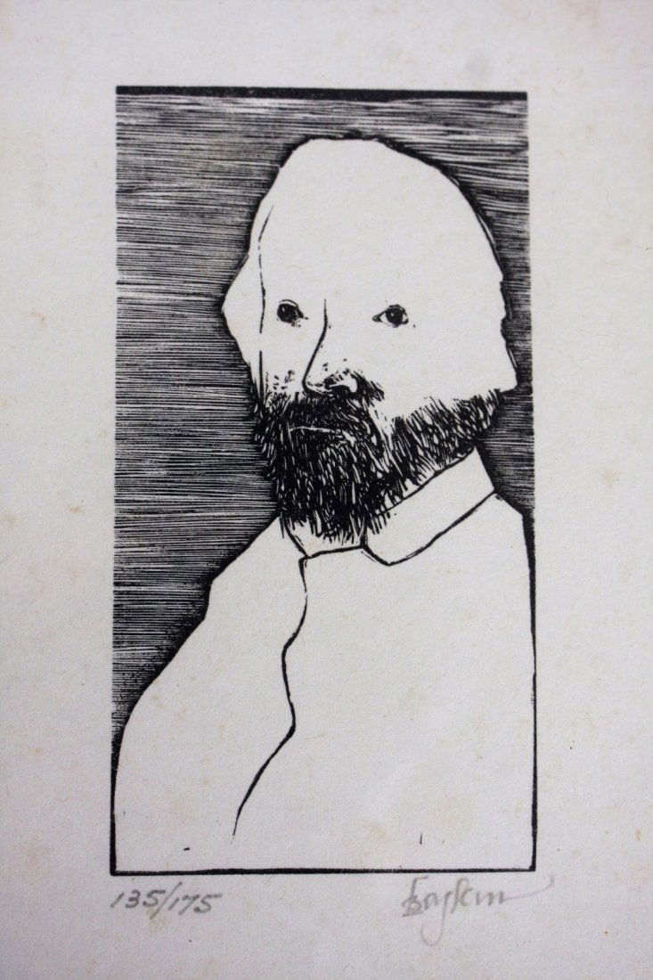 Leonard Baskin; Framed Lithograph Signed (1 of 4)