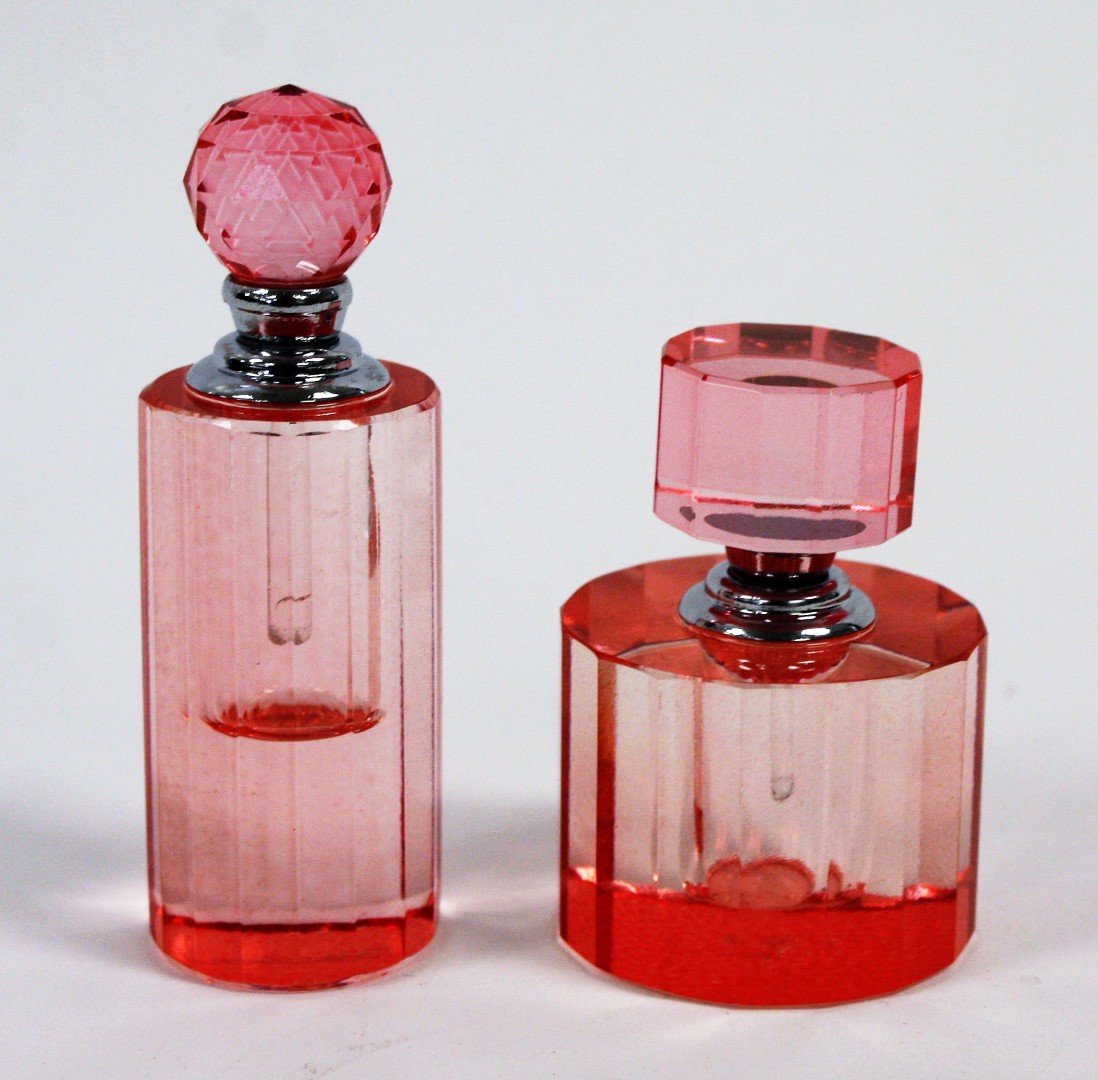 Two(2) Oleg Cassini Crystal Perfumers (1 of 4)