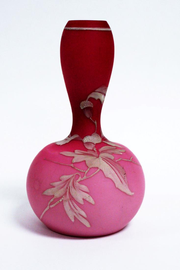 Webb Burmese Cameo Glass Vase (1 of 5)