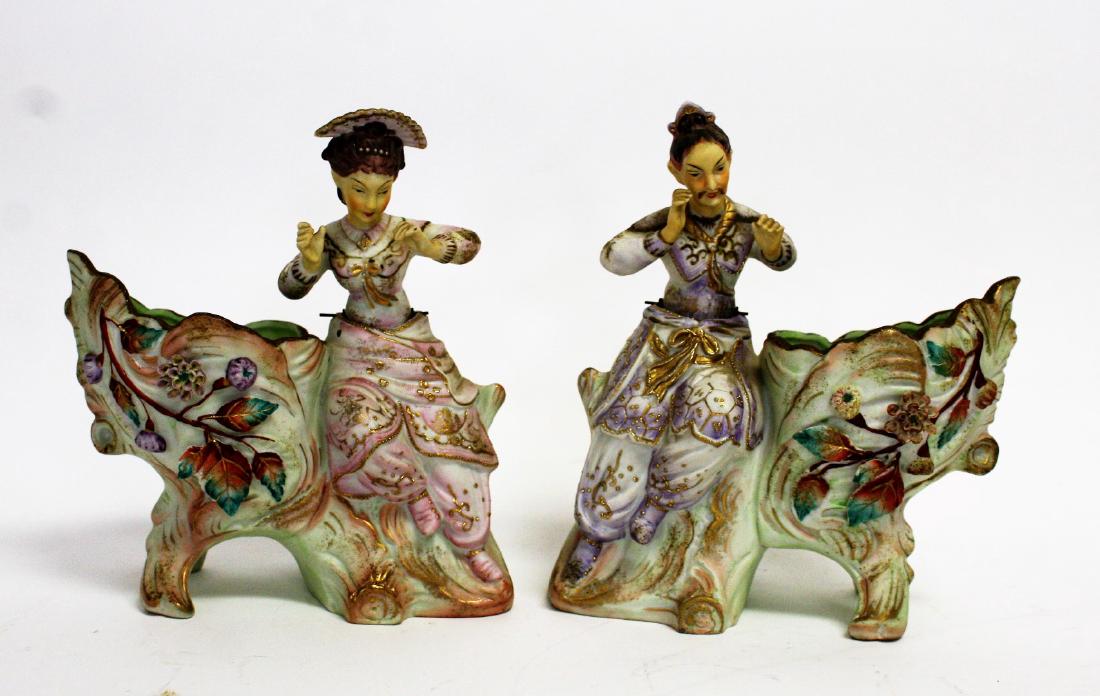 Pair of Victorian Bisque Porcelain Nodders (1 of 5)