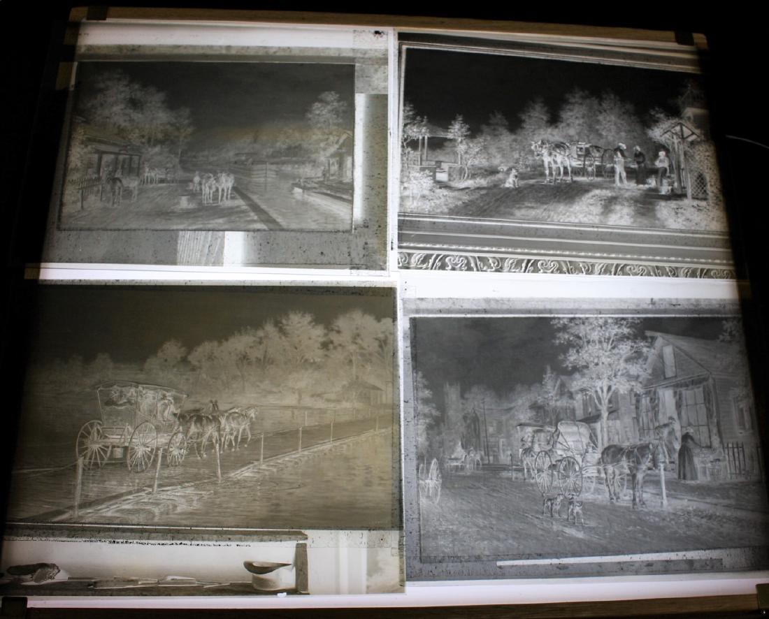 Edward Lamson Henry; Ten(10) Glass Studio Negatives (1 of 10)