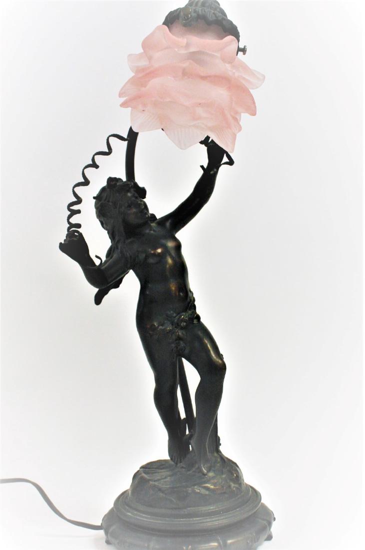 Bronzed Figural Lamp (1 of 7)
