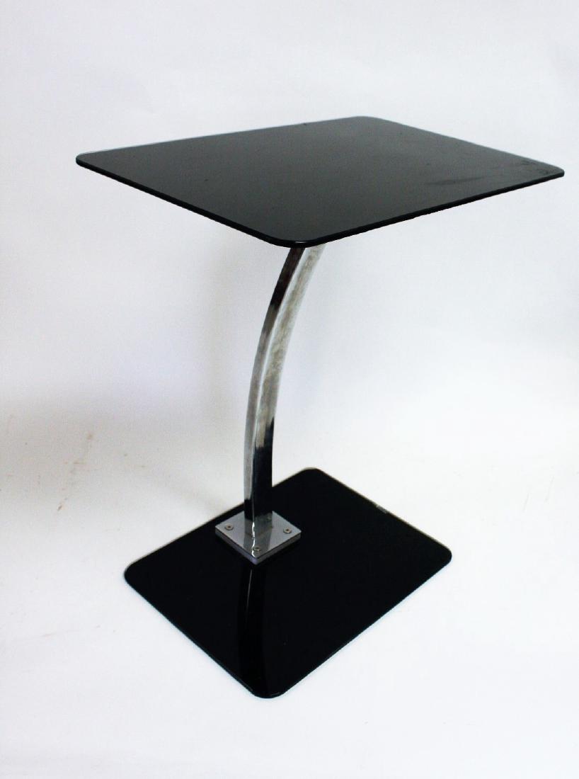 Mid Century Chrome and Glass Stand (1 of 5)