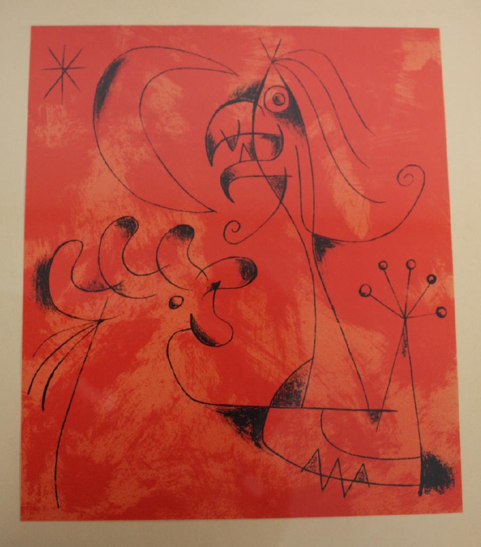 Joan Miro; Framed Lithograph (1 of 5)