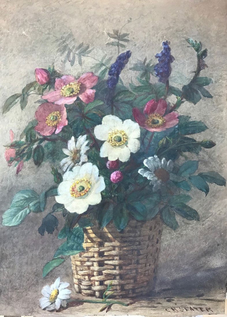 Charles H. Slater; 19thC. English Watercolor Signed (1 of 4)