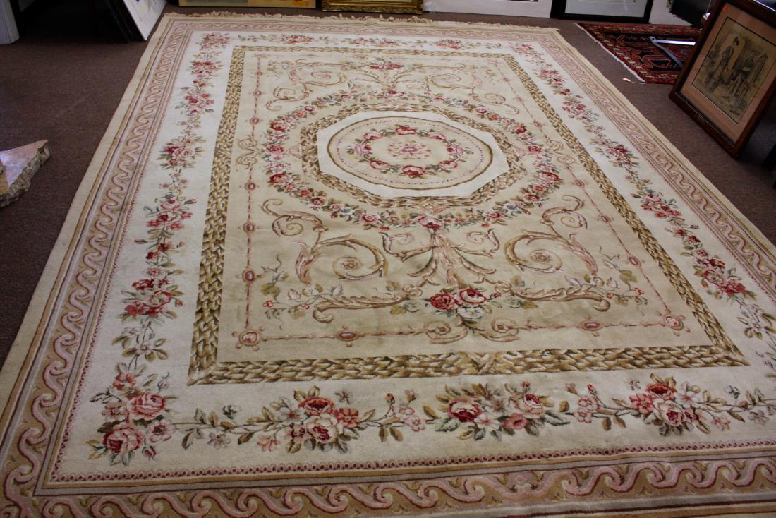 Handmade Aubusson Carpet 8.6 x 11.6 (1 of 5)