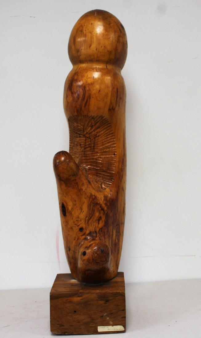 Richard Lieberman; 20thC. Modernist Wood Sculpture (1 of 4)