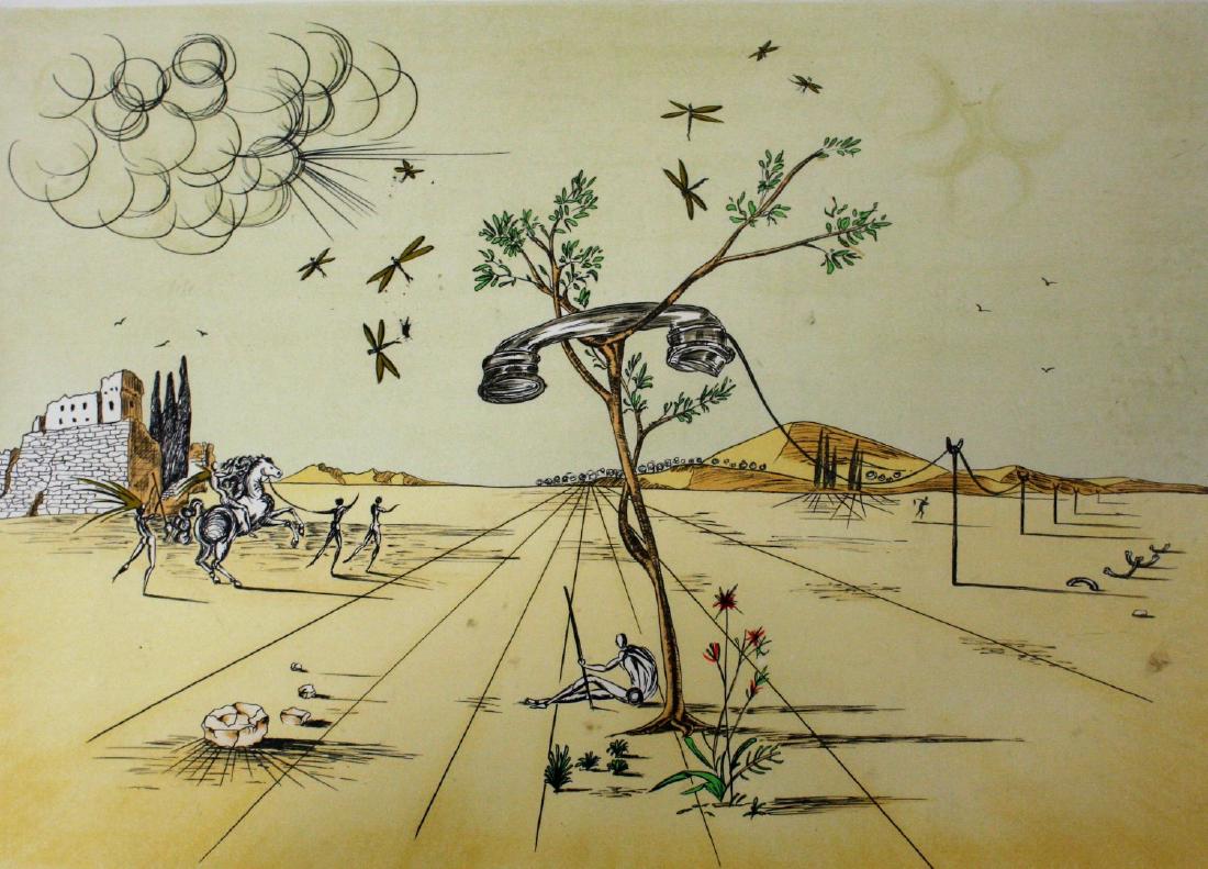 Salvador Dali; 20thC. Print Signed (1 of 5)
