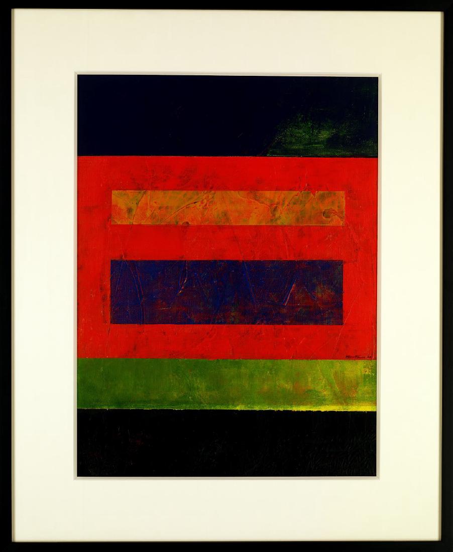 Aric Frons(Israeli/American) Modernist Acrylic Painting (1 of 5)