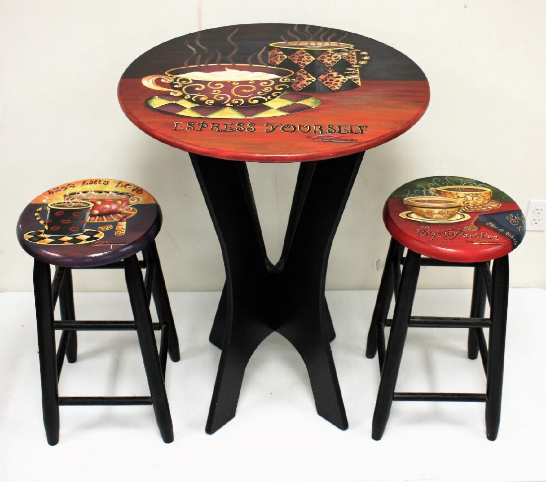 Three(3) Piece Contemporary Café Set (1 of 4)