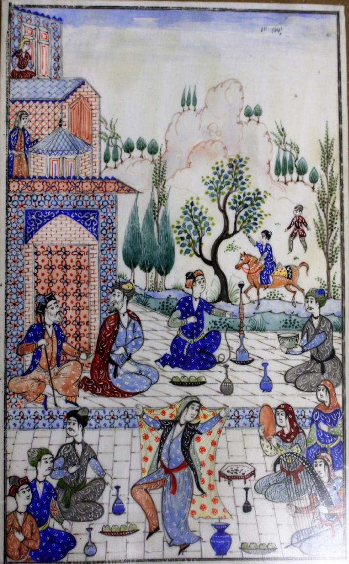 Framed Persian Miniature Painting (1 of 3)