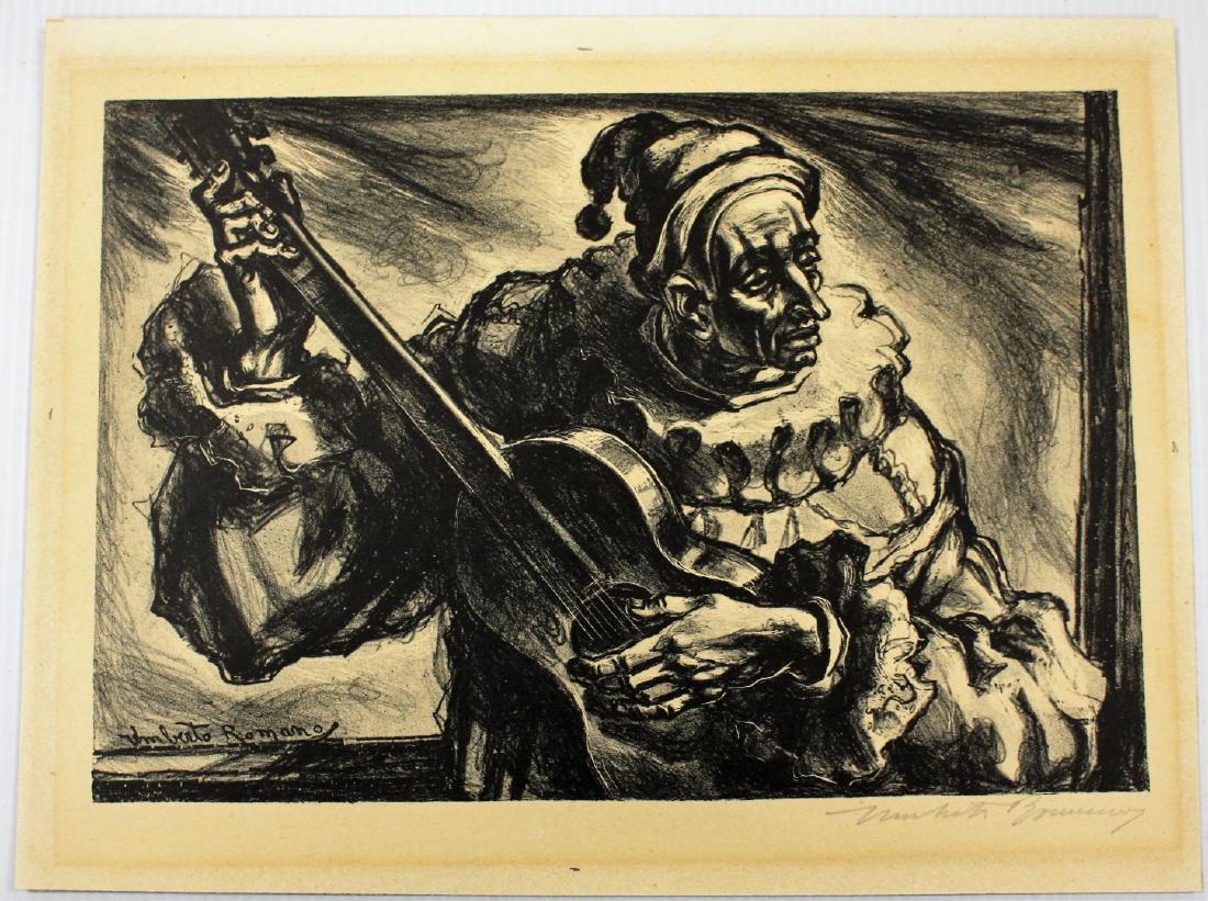 Unmberto Romano; 20thC. Lithograph Signed (1 of 5)
