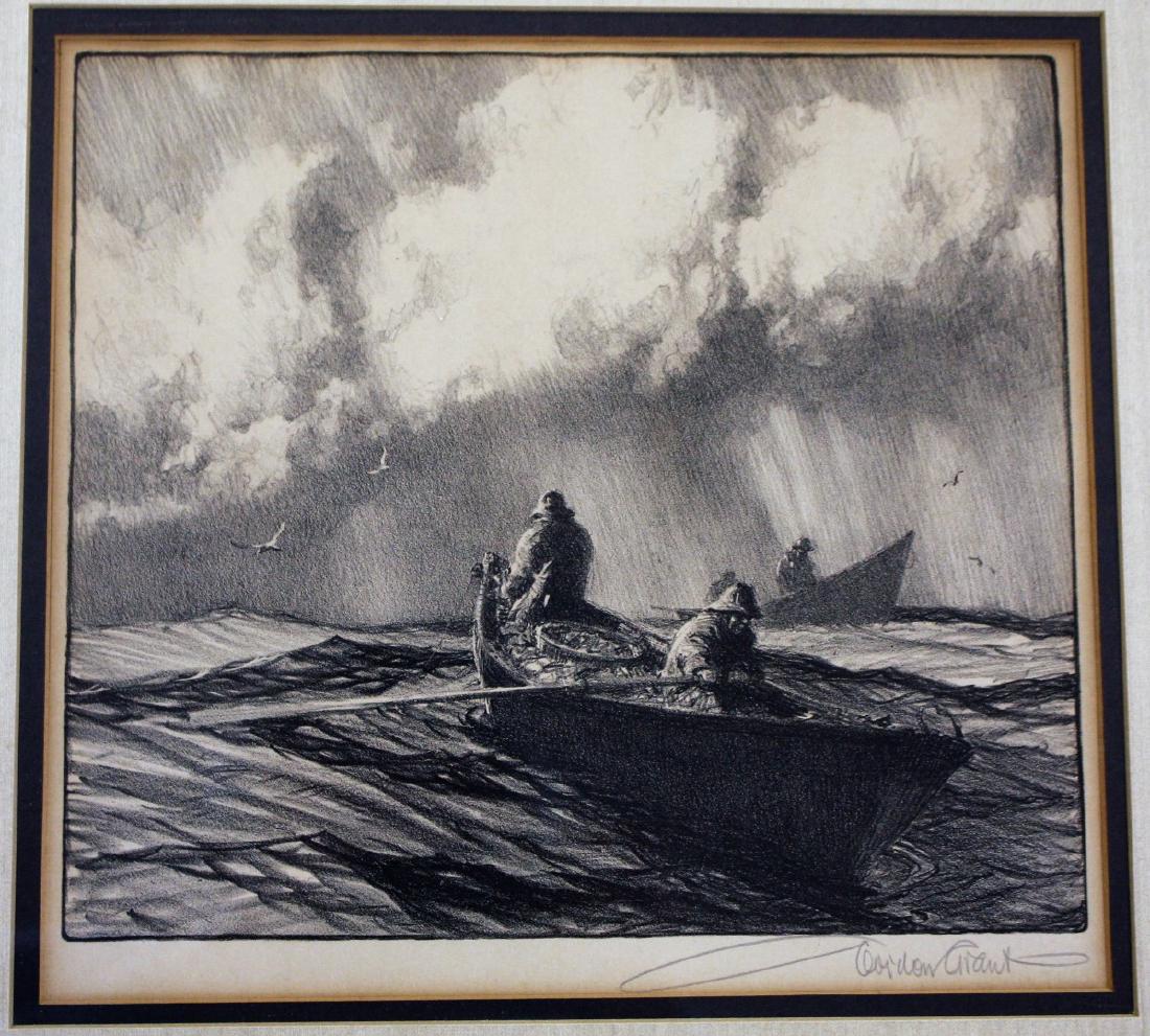 Gordon Grant; Framed Lithograph Signed (1 of 5)