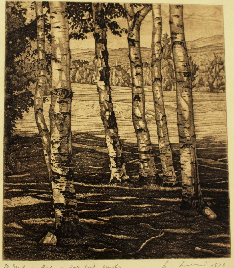 Luigi Lucioni; 20thC. American Etching Signed (1 of 5)
