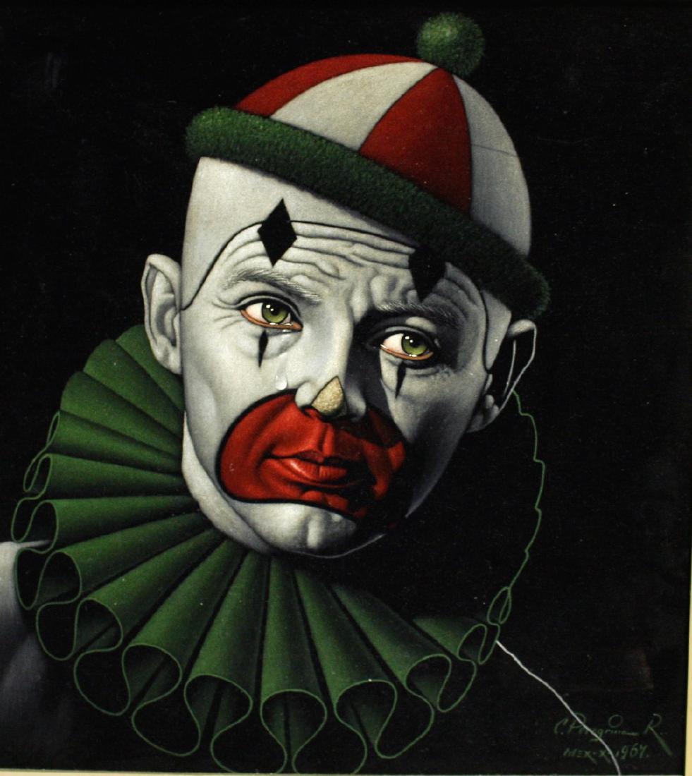 Carlos Peregrina Rios; 20thC. Mexican Oil Painting (1 of 6)