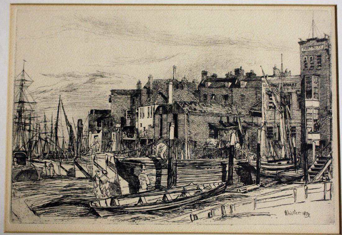 James Abbott McNeil Whistler; Etching and Drypoint (1 of 4)