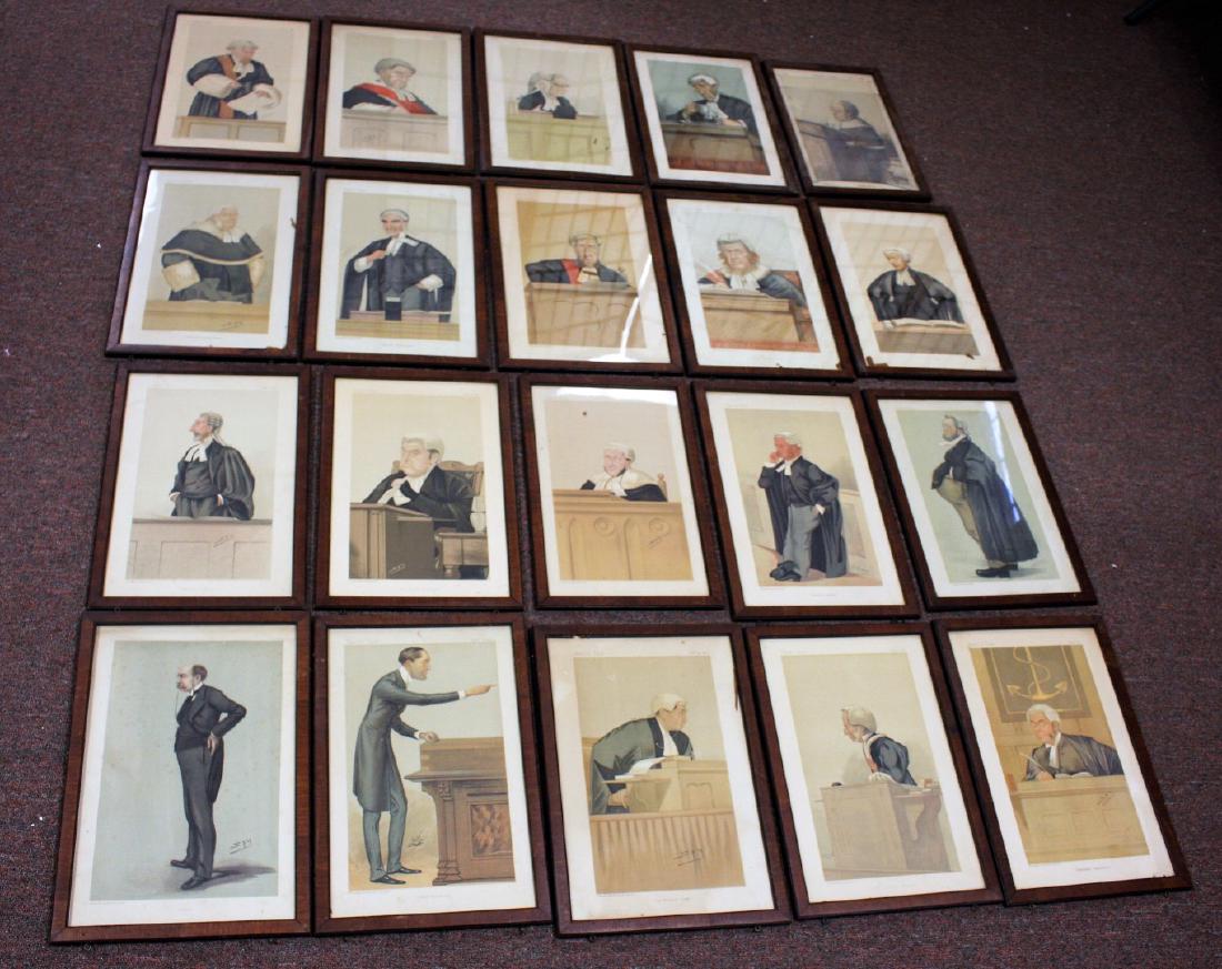 Framed Vanity Fair Spy Prints(20) (1 of 7)