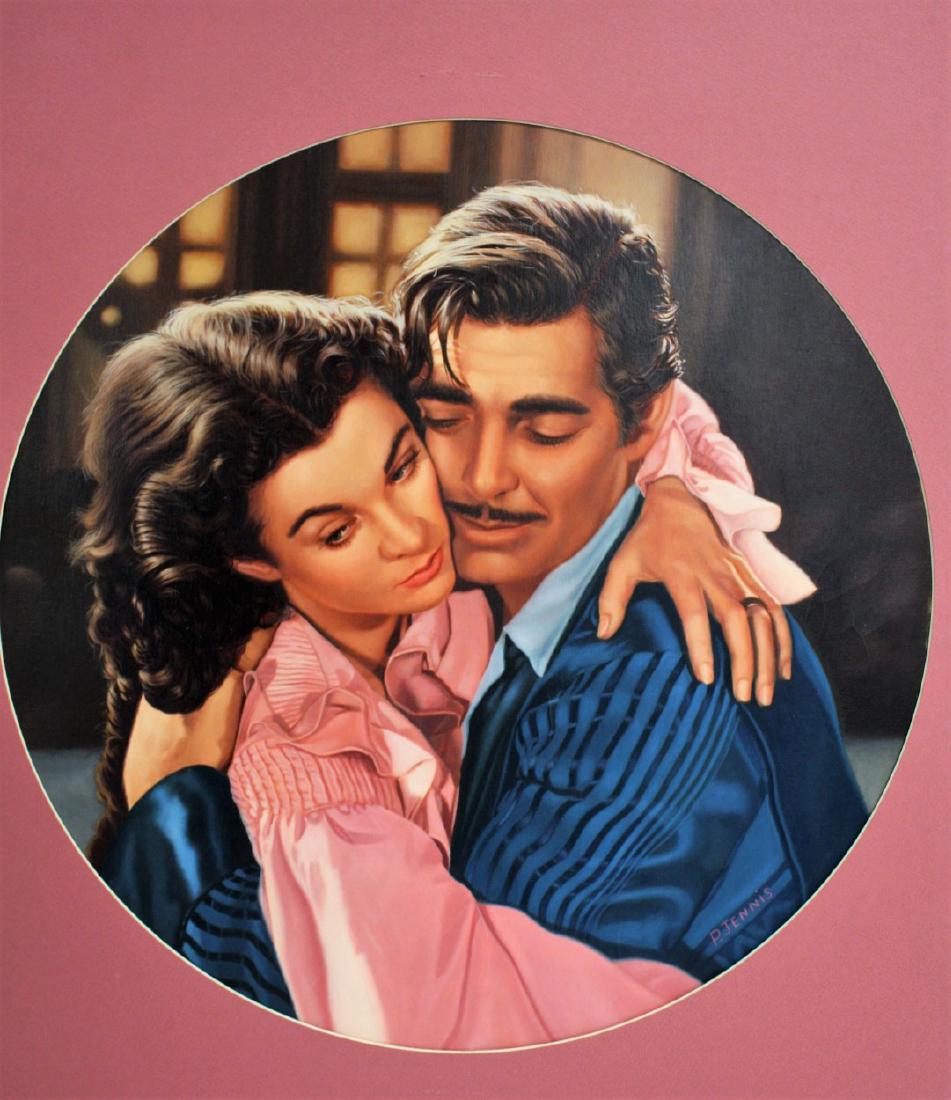 Paul Jennis; 20thC. Oil Ilustration Signed (1 of 4)