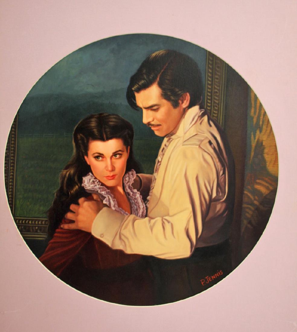 Paul Jennis; 20thC. Oil Ilustration Signed (1 of 4)