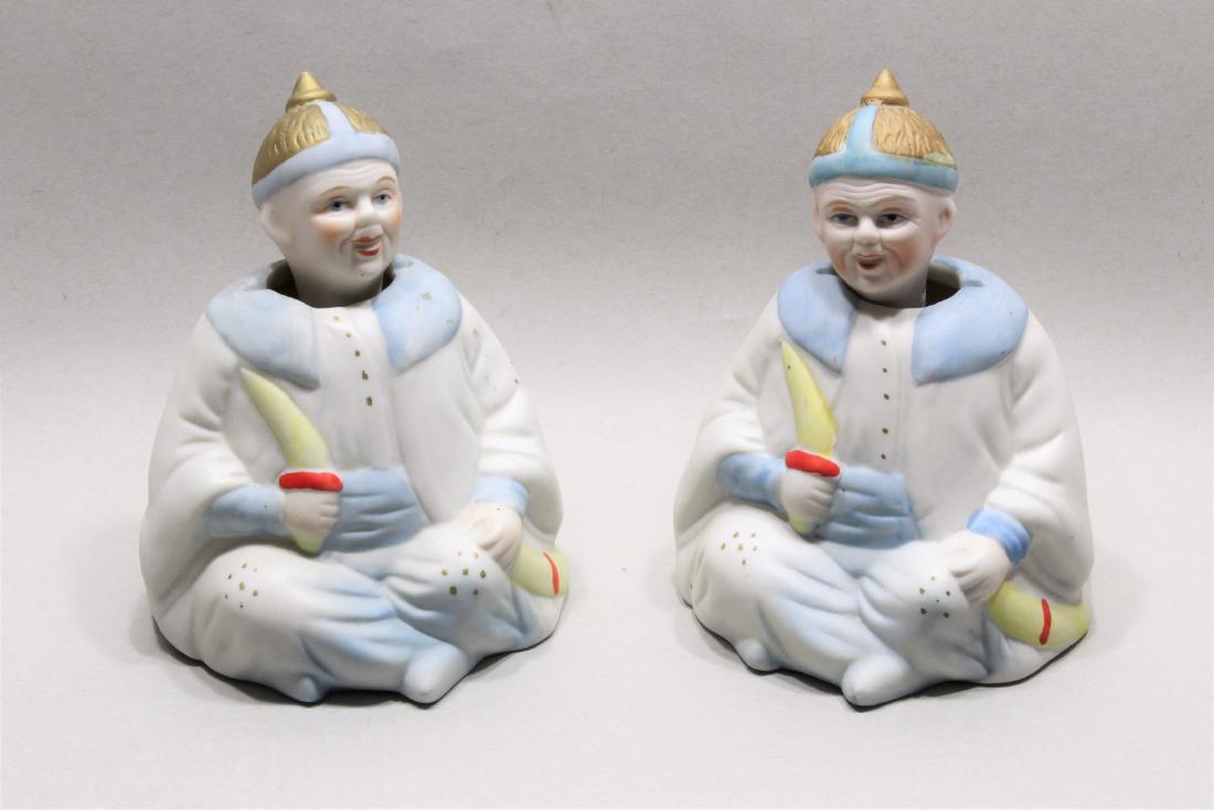 Pair of Victorian Bisque Porcelain Nodders (1 of 10)
