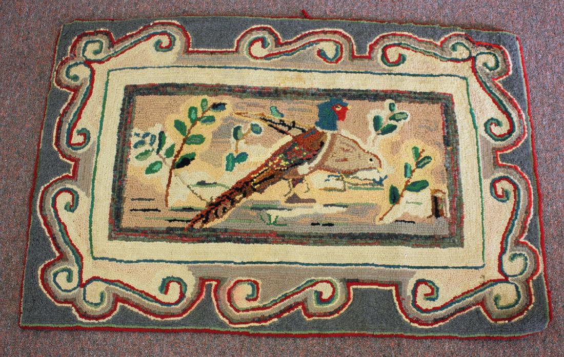 Early American Hooked Rug (1 of 4)