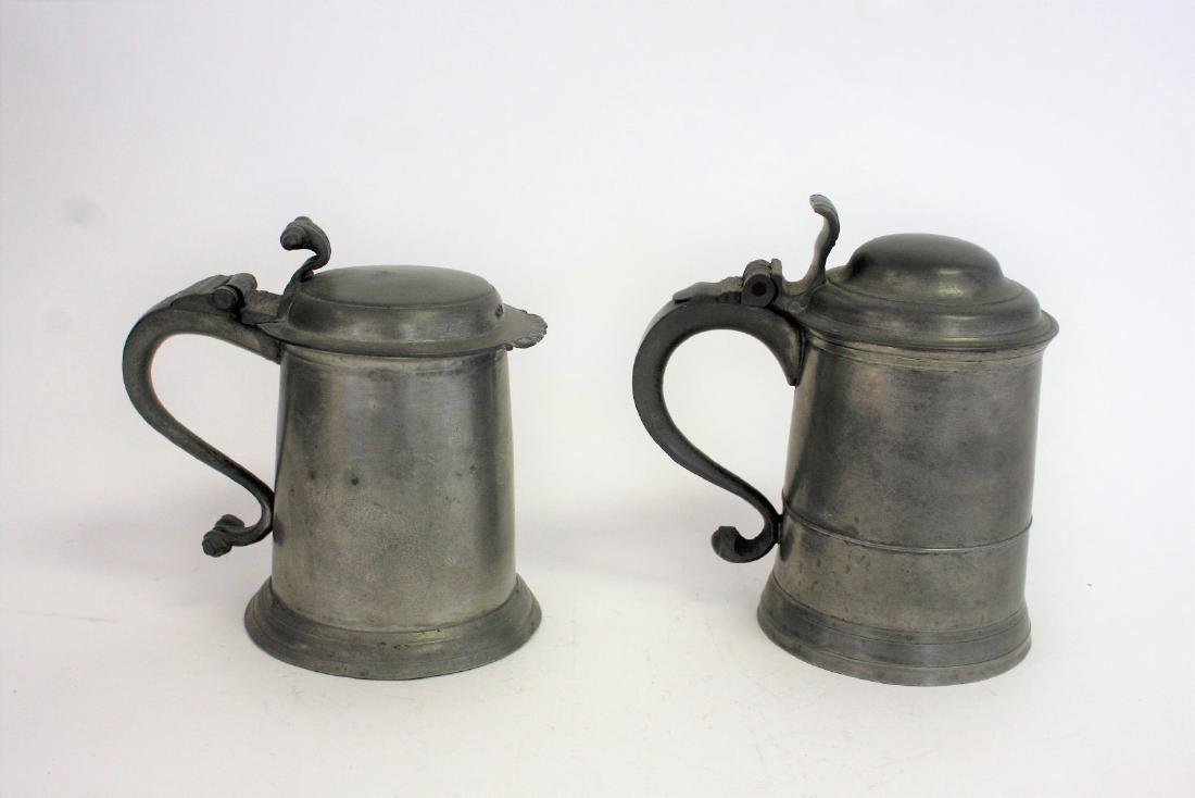Two(2) Antique Pewter Steins (1 of 4)