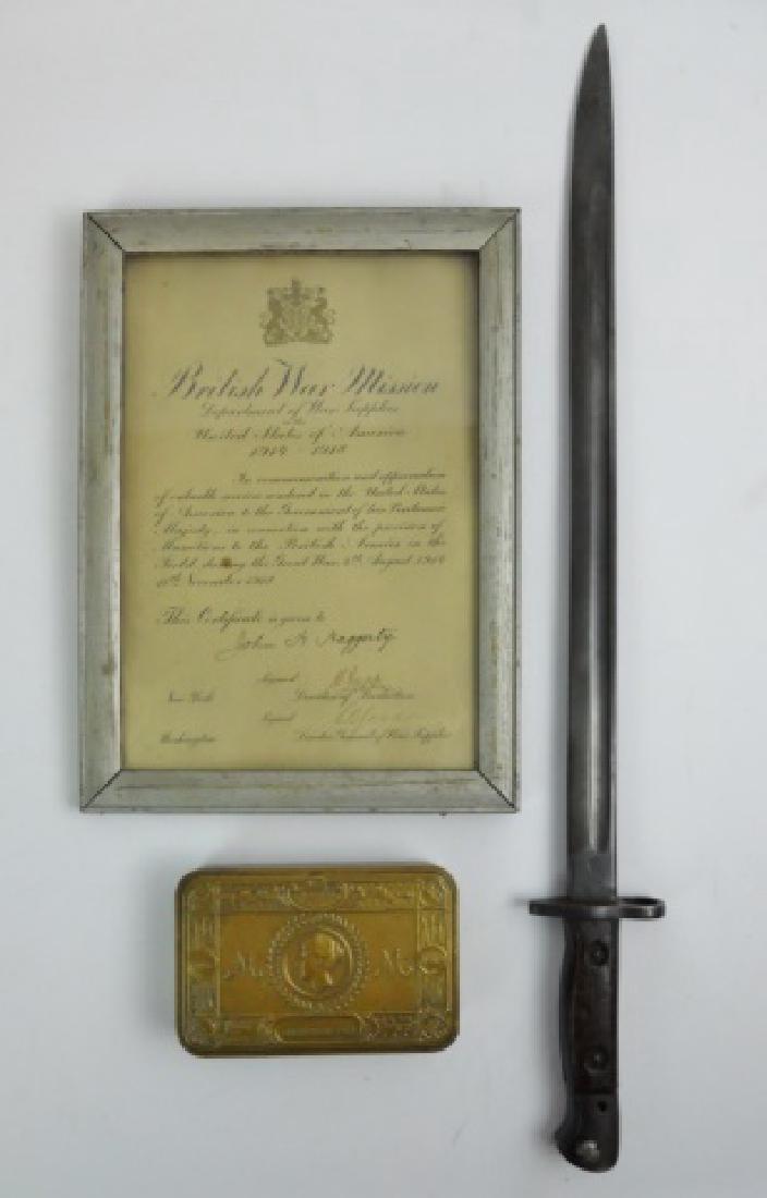 Collection of British WW1 Items, (3pc)