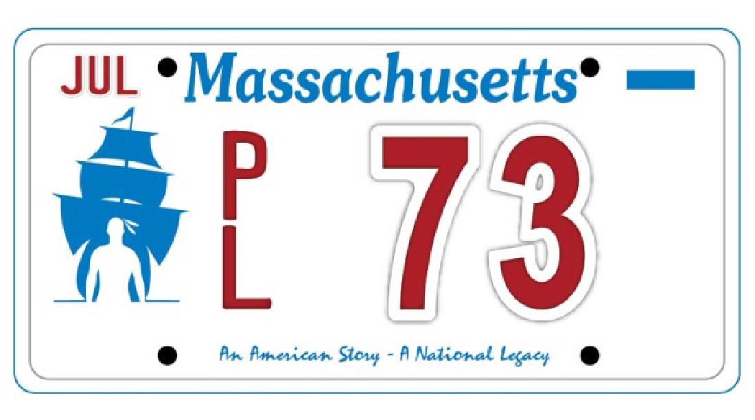 PL73 - Massachusetts License Plate (1 of 1)