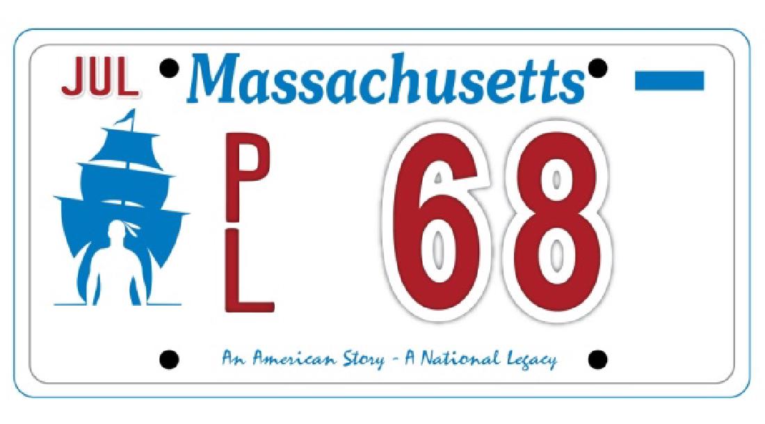 PL68 - Massachusetts License Plate (1 of 1)
