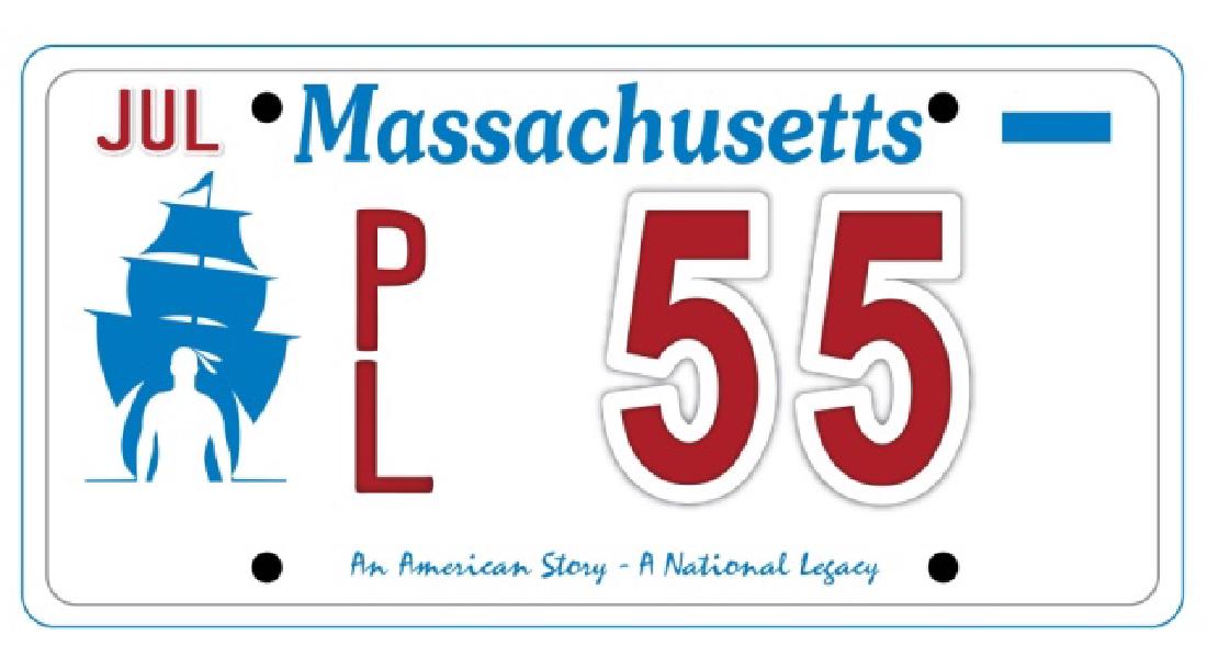 PL55 - Massachusetts License Plate (1 of 1)