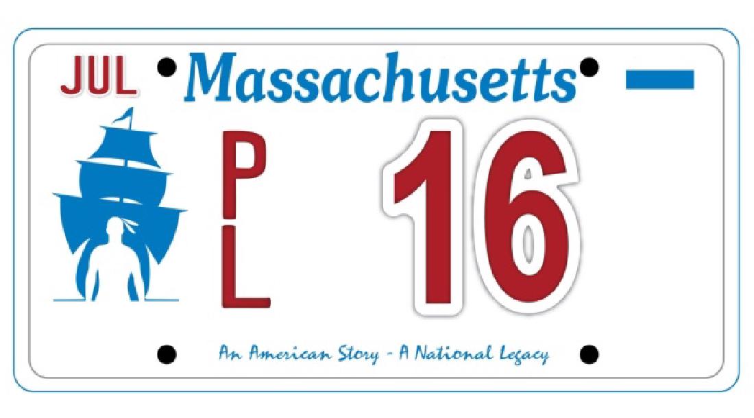 PL16 - Massachusetts License Plate (1 of 1)