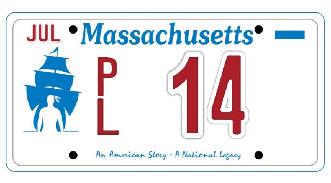 PL14 - Massachusetts License Plate (1 of 1)