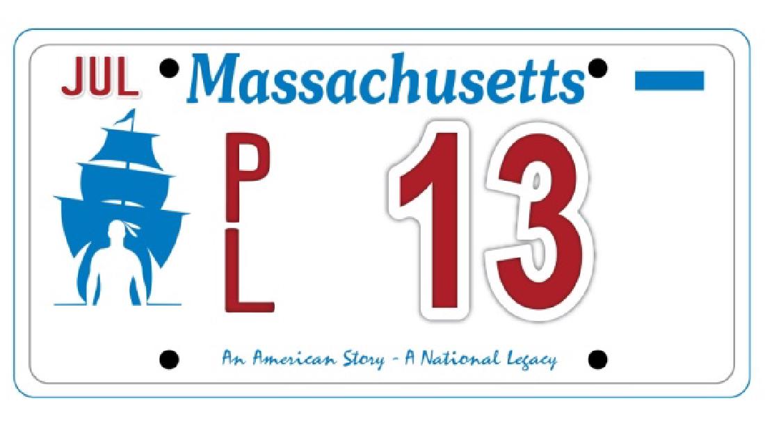 PL13 - Massachusetts License Plate (1 of 1)