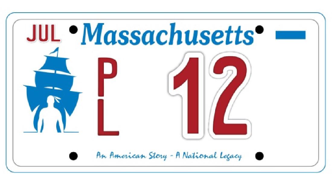 PL12 - Massachusetts License Plate (1 of 1)