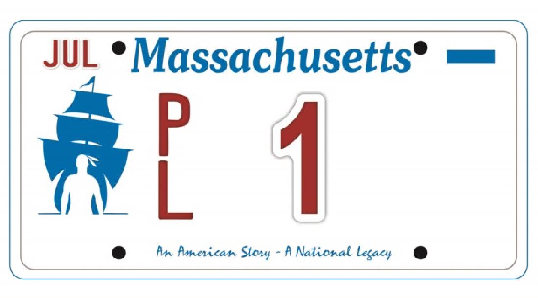 PL1 - Massachusetts License Plate (1 of 1)