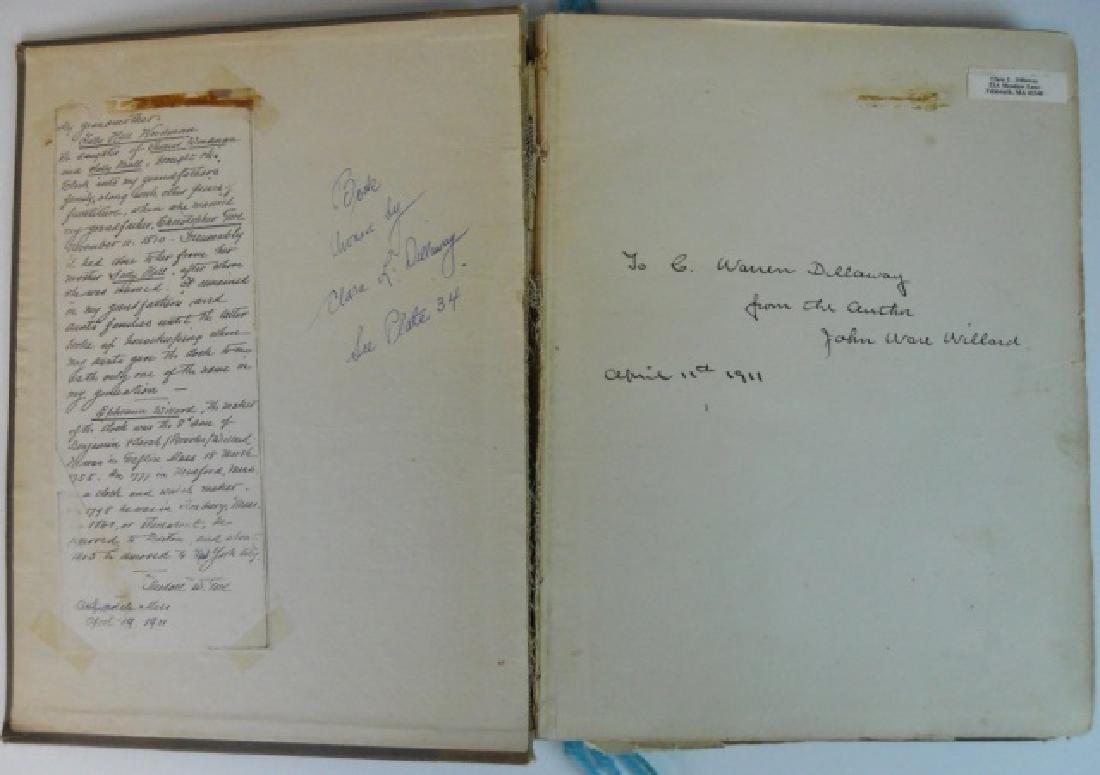 Simon Willard and His Clocks, Signed Copy 1911: Simon Willard and His Clocks, John Ware; Number 14 of a private printing in 1911 by E.O. Cockayne in Boston for the author as a limited edition of 500. 78 plates (4 in color) throughout. Book signed b